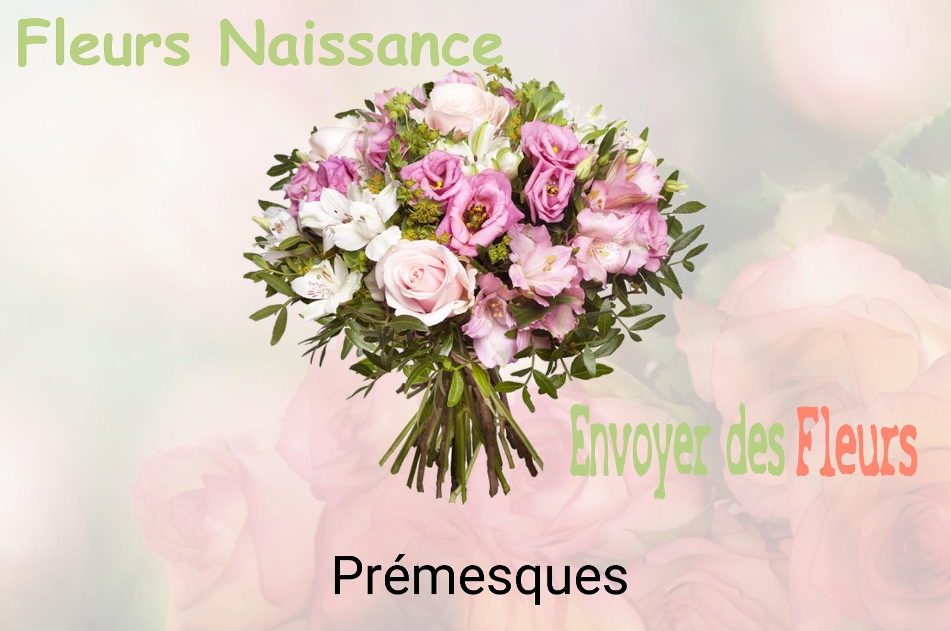 Bouquet de fleurs de naissance livré à Prémesques